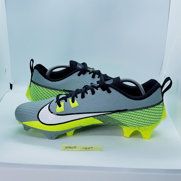 Nike Vapor Edge Speed 360 2 Football Cleats Grey Volt Men's SIZE 11 FB8446-303 - Picture 4 of 10